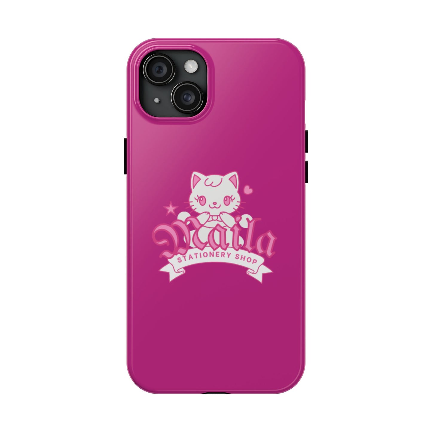 Cute Cat Phone Case, Tough Phone Cases, Kawaii Accessories, Gift for Cat Lovers, Phone Protection, Stylish Phone Cover