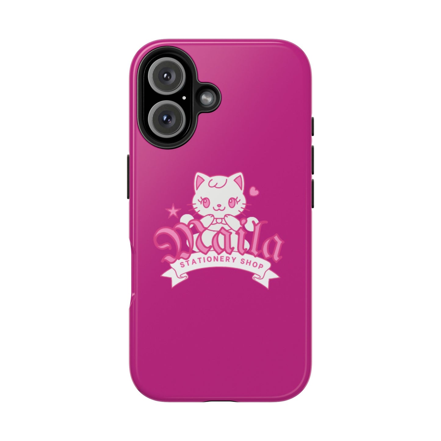 Cute Cat Phone Case, Tough Phone Cases, Kawaii Accessories, Gift for Cat Lovers, Phone Protection, Stylish Phone Cover