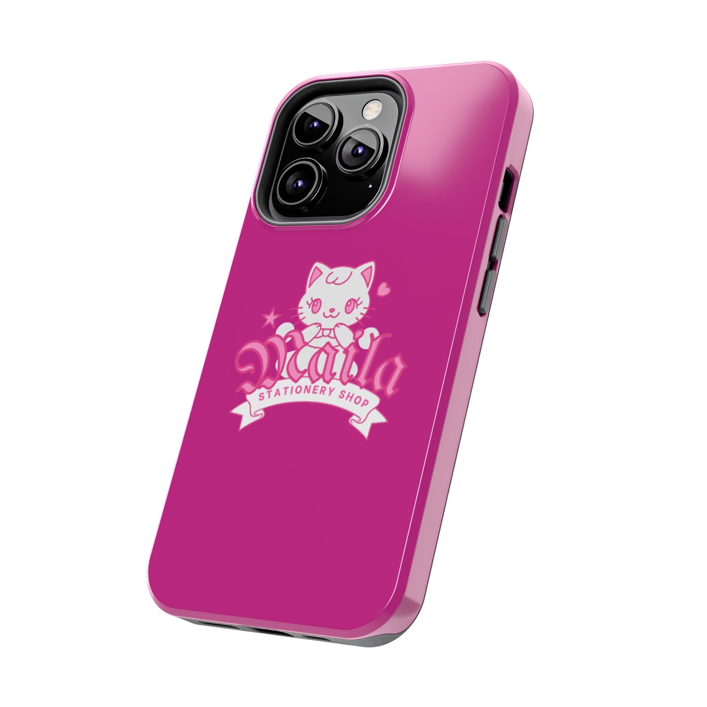 Cute Cat Phone Case, Tough Phone Cases, Kawaii Accessories, Gift for Cat Lovers, Phone Protection, Stylish Phone Cover