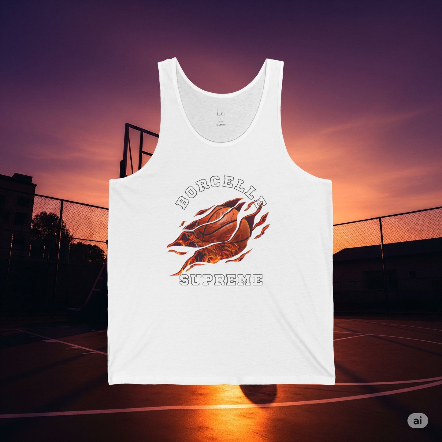 Basketball Graphic Tank Top