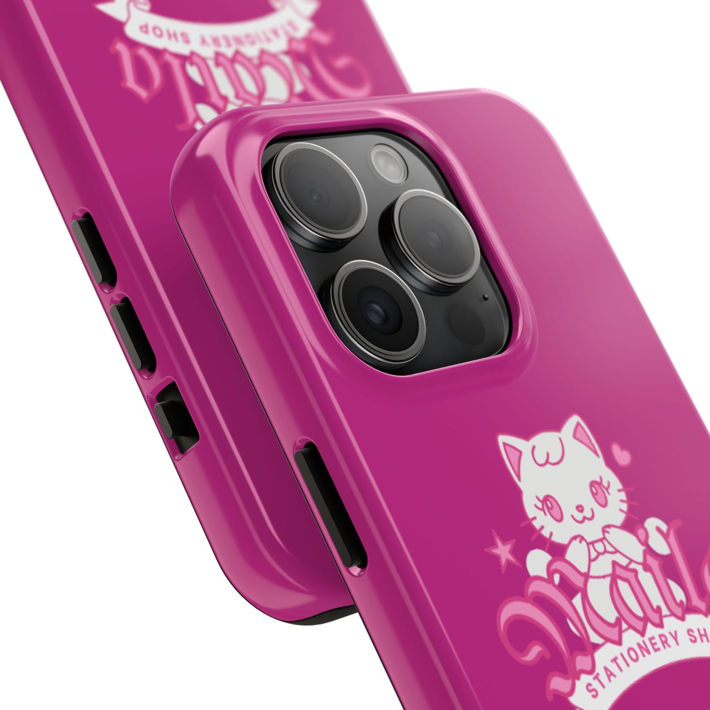 Cute Cat Phone Case, Tough Phone Cases, Kawaii Accessories, Gift for Cat Lovers, Phone Protection, Stylish Phone Cover