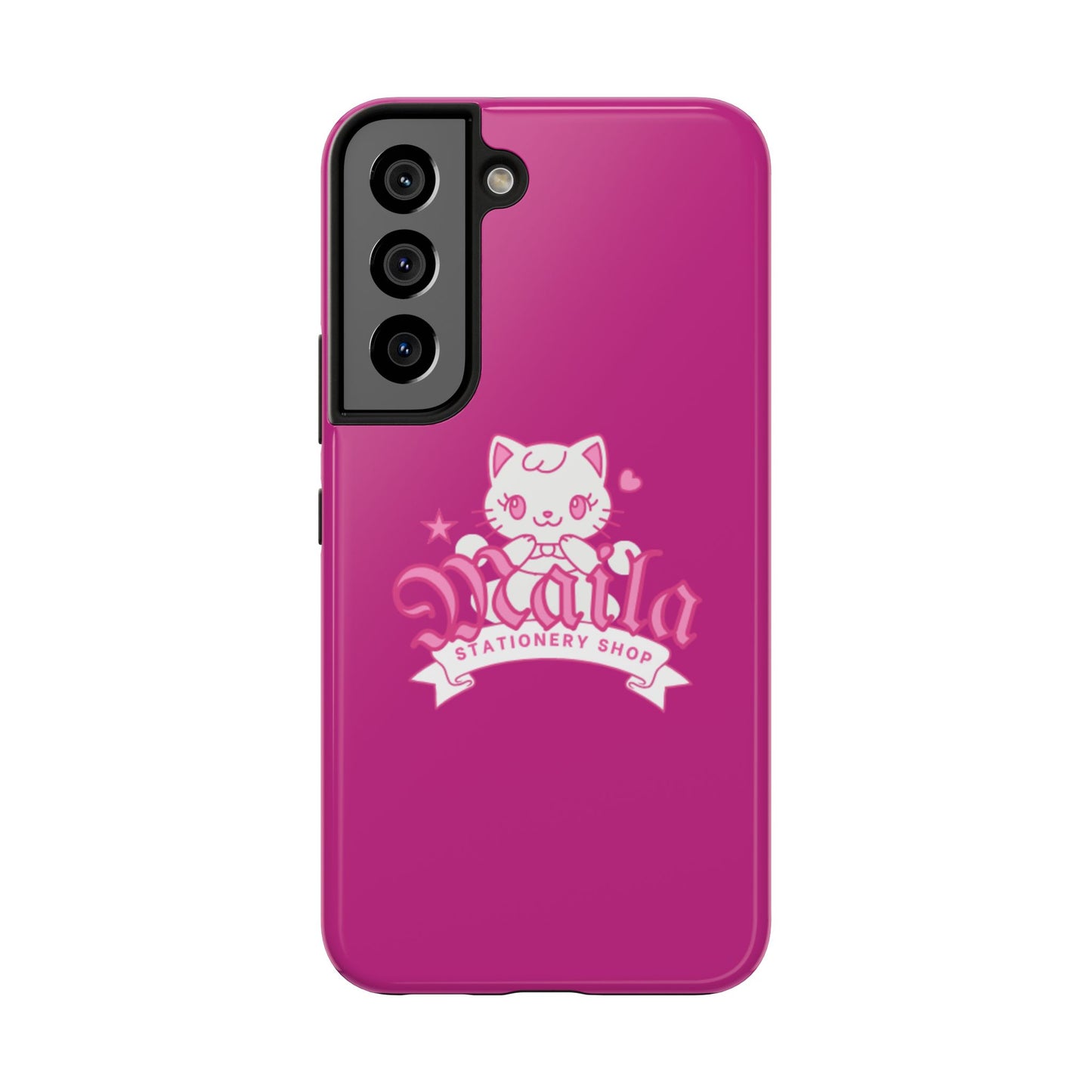 Cute Cat Phone Case, Tough Phone Cases, Kawaii Accessories, Gift for Cat Lovers, Phone Protection, Stylish Phone Cover