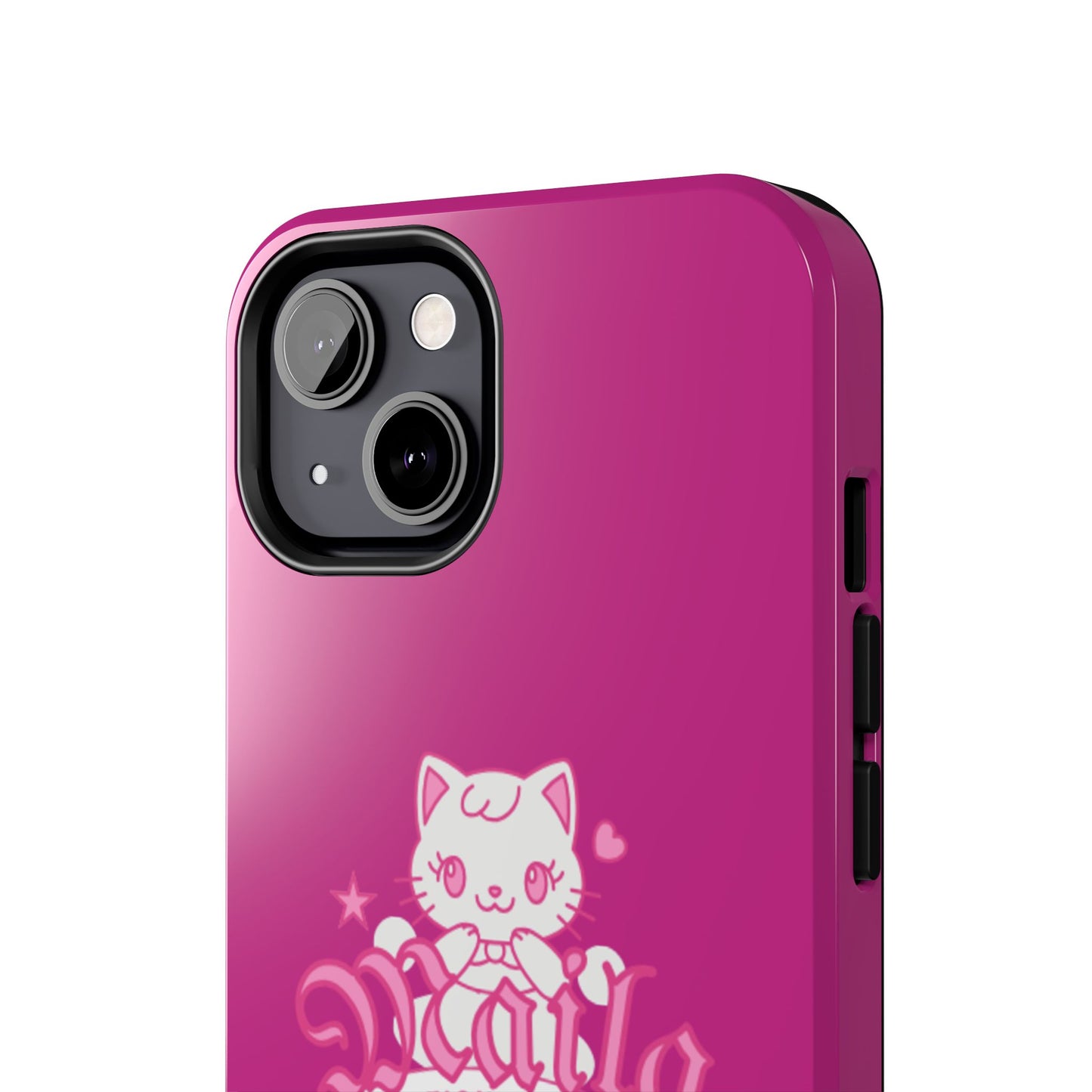 Cute Cat Phone Case, Tough Phone Cases, Kawaii Accessories, Gift for Cat Lovers, Phone Protection, Stylish Phone Cover