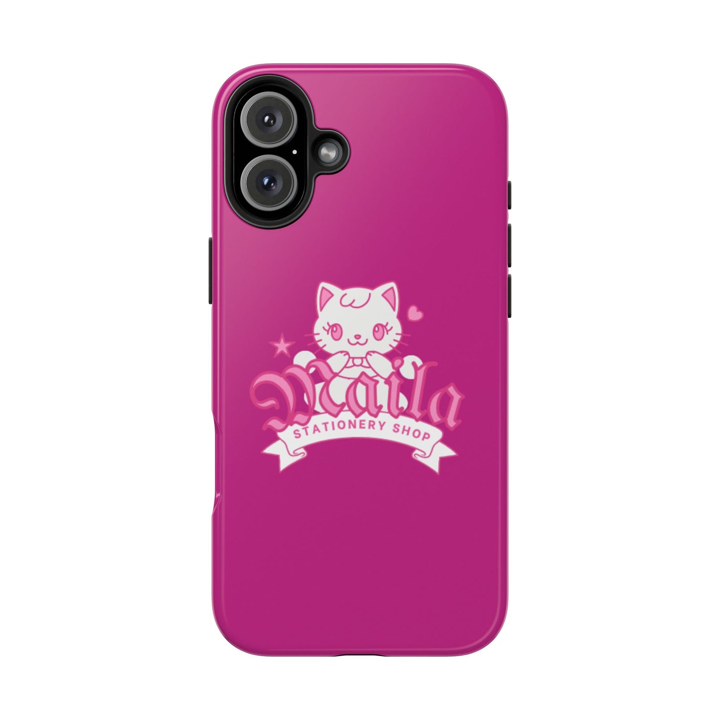 Cute Cat Phone Case, Tough Phone Cases, Kawaii Accessories, Gift for Cat Lovers, Phone Protection, Stylish Phone Cover