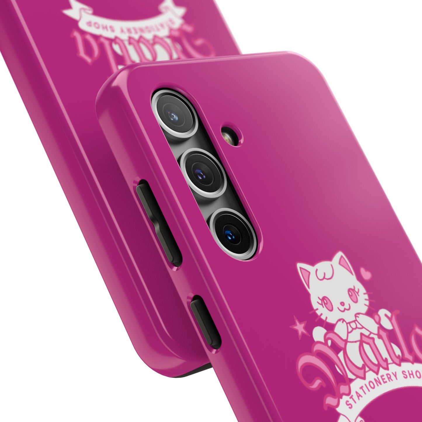 Cute Cat Phone Case, Tough Phone Cases, Kawaii Accessories, Gift for Cat Lovers, Phone Protection, Stylish Phone Cover