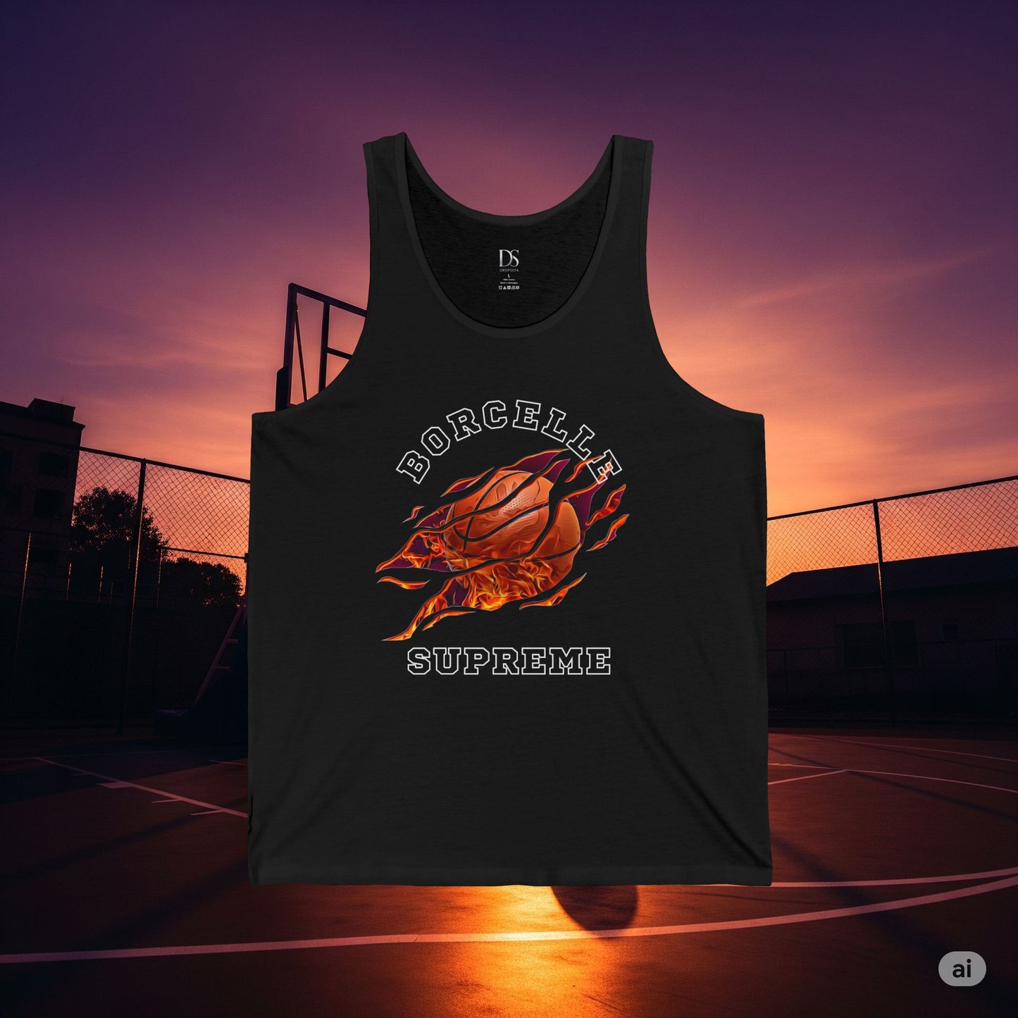 Basketball Graphic Tank Top