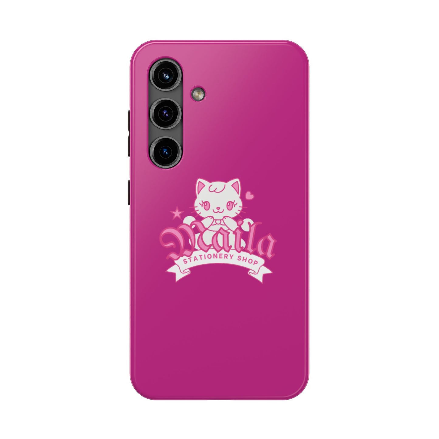 Cute Cat Phone Case, Tough Phone Cases, Kawaii Accessories, Gift for Cat Lovers, Phone Protection, Stylish Phone Cover