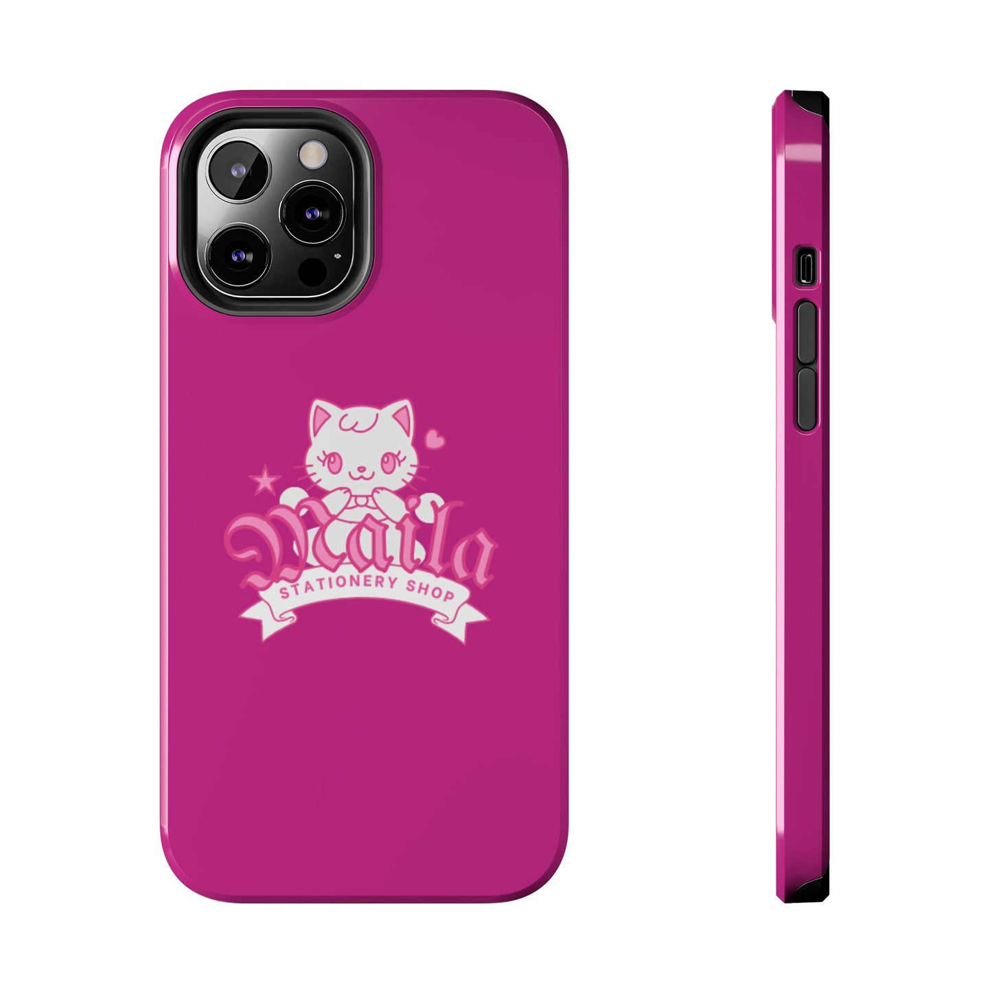 Cute Cat Phone Case, Tough Phone Cases, Kawaii Accessories, Gift for Cat Lovers, Phone Protection, Stylish Phone Cover