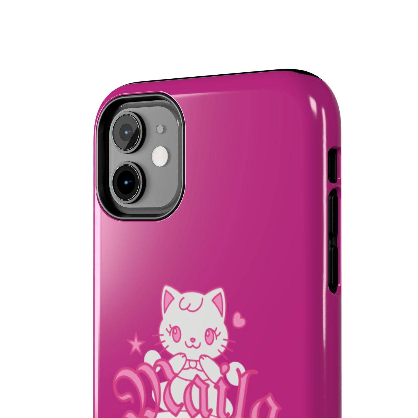 Cute Cat Phone Case, Tough Phone Cases, Kawaii Accessories, Gift for Cat Lovers, Phone Protection, Stylish Phone Cover