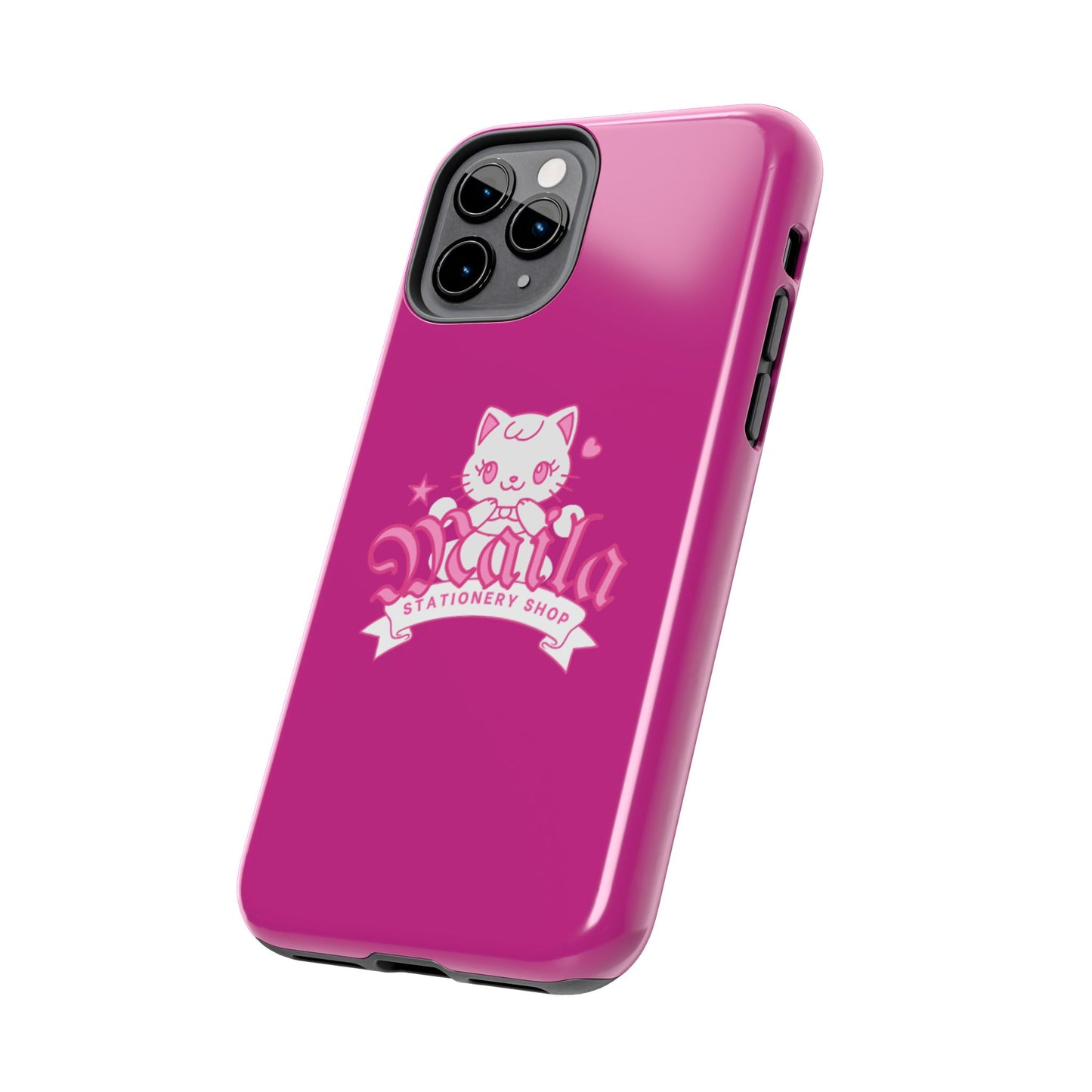 Cute Cat Phone Case, Tough Phone Cases, Kawaii Accessories, Gift for Cat Lovers, Phone Protection, Stylish Phone Cover