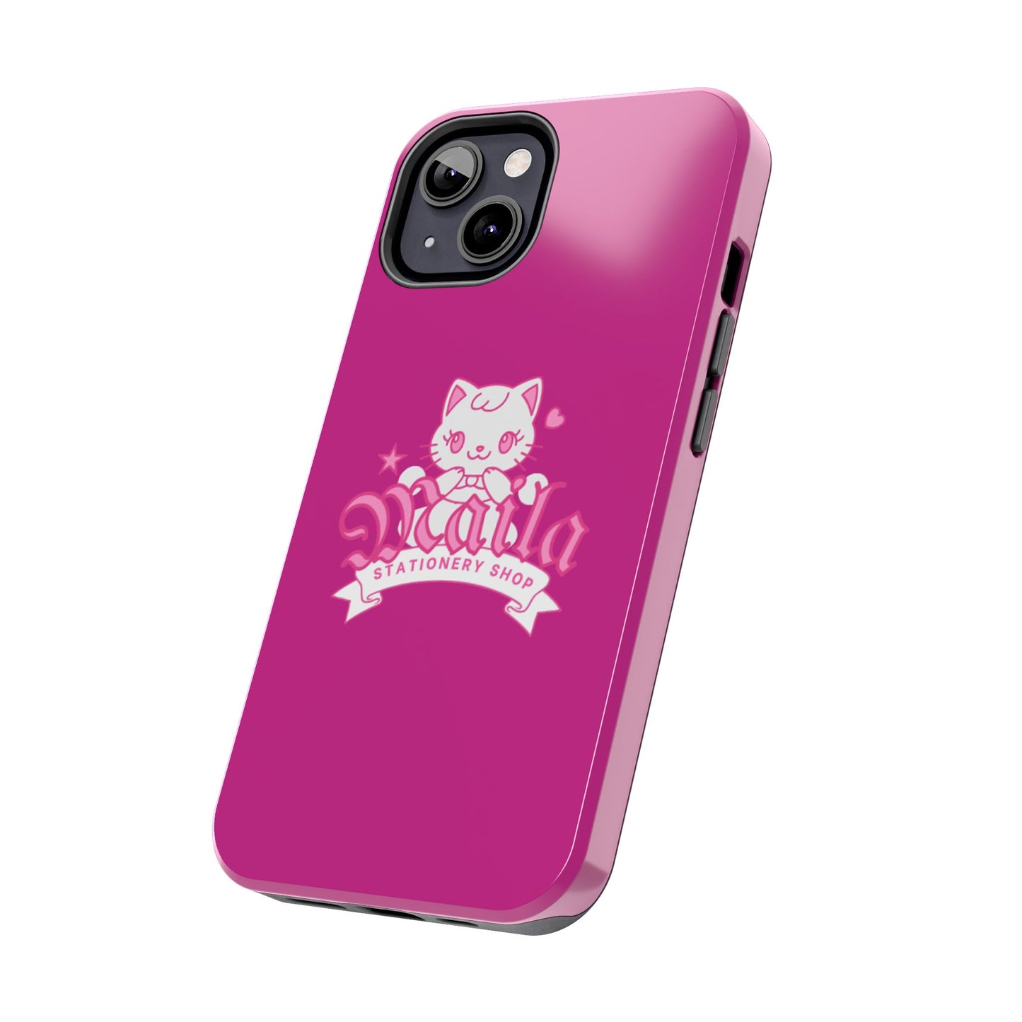 Cute Cat Phone Case, Tough Phone Cases, Kawaii Accessories, Gift for Cat Lovers, Phone Protection, Stylish Phone Cover