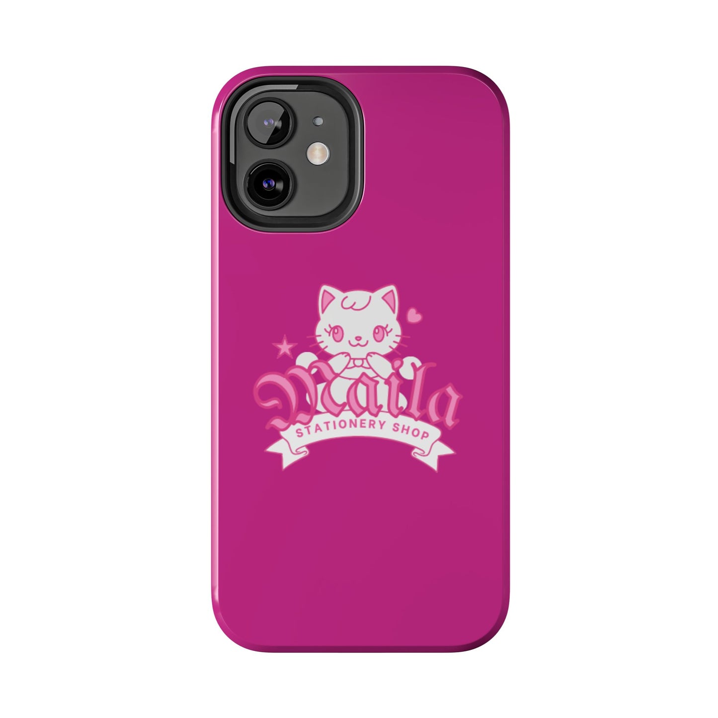 Cute Cat Phone Case, Tough Phone Cases, Kawaii Accessories, Gift for Cat Lovers, Phone Protection, Stylish Phone Cover
