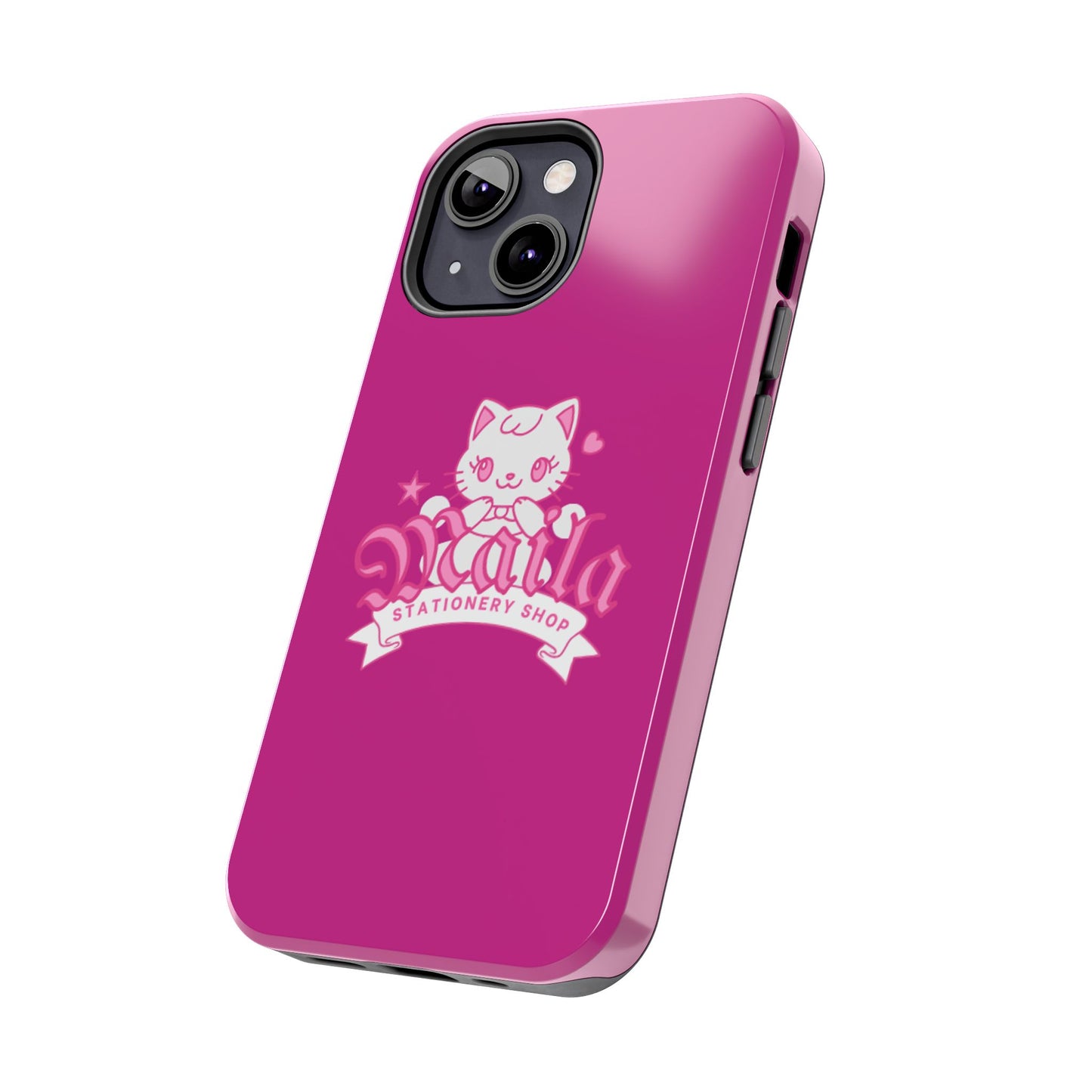 Cute Cat Phone Case, Tough Phone Cases, Kawaii Accessories, Gift for Cat Lovers, Phone Protection, Stylish Phone Cover