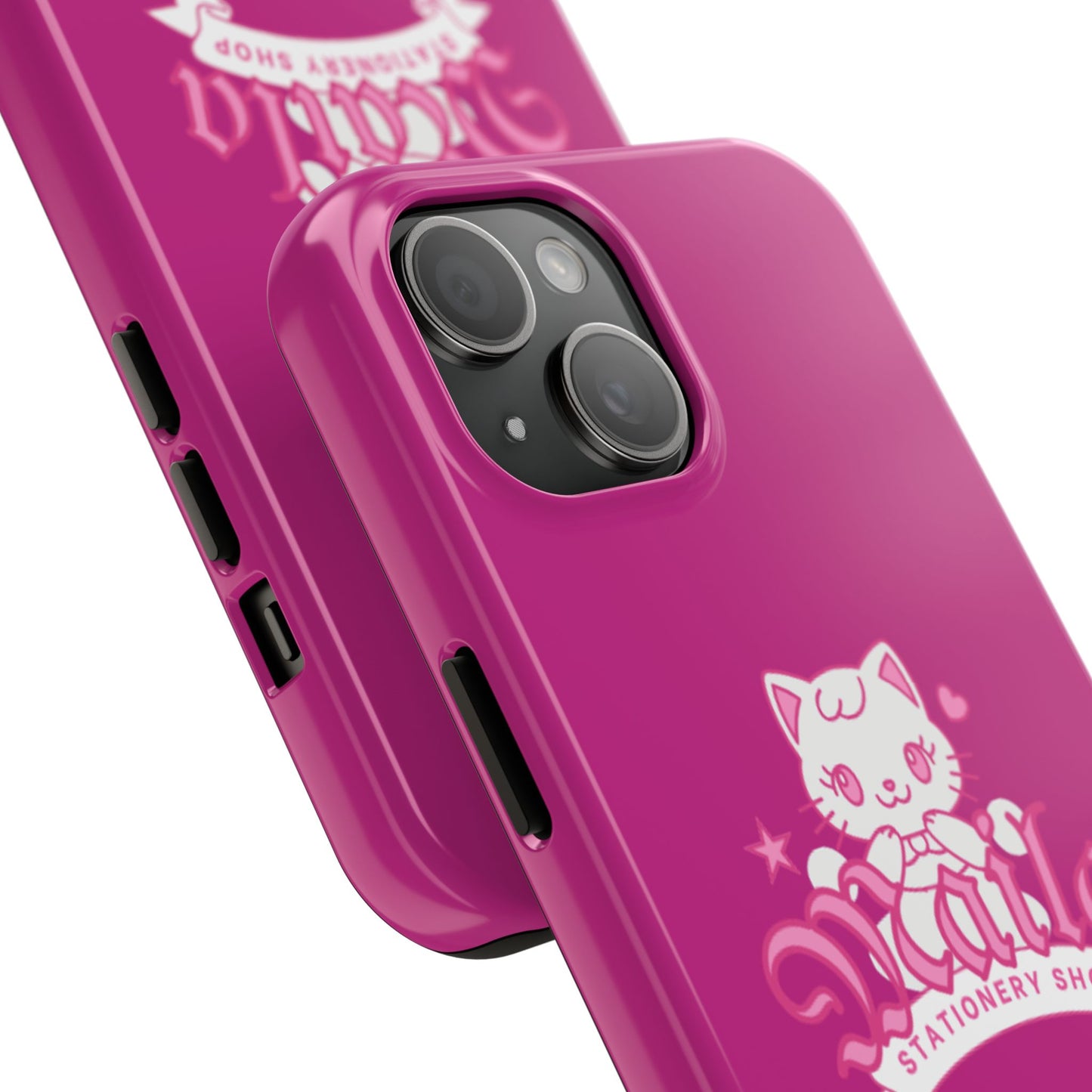 Cute Cat Phone Case, Tough Phone Cases, Kawaii Accessories, Gift for Cat Lovers, Phone Protection, Stylish Phone Cover