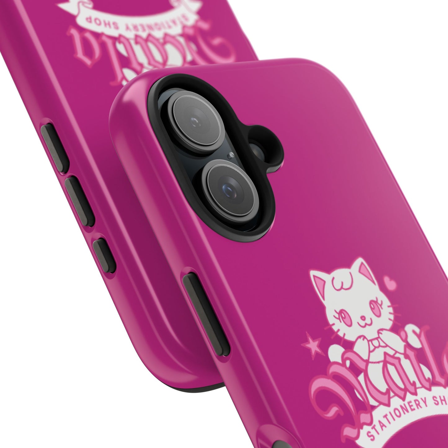 Cute Cat Phone Case, Tough Phone Cases, Kawaii Accessories, Gift for Cat Lovers, Phone Protection, Stylish Phone Cover