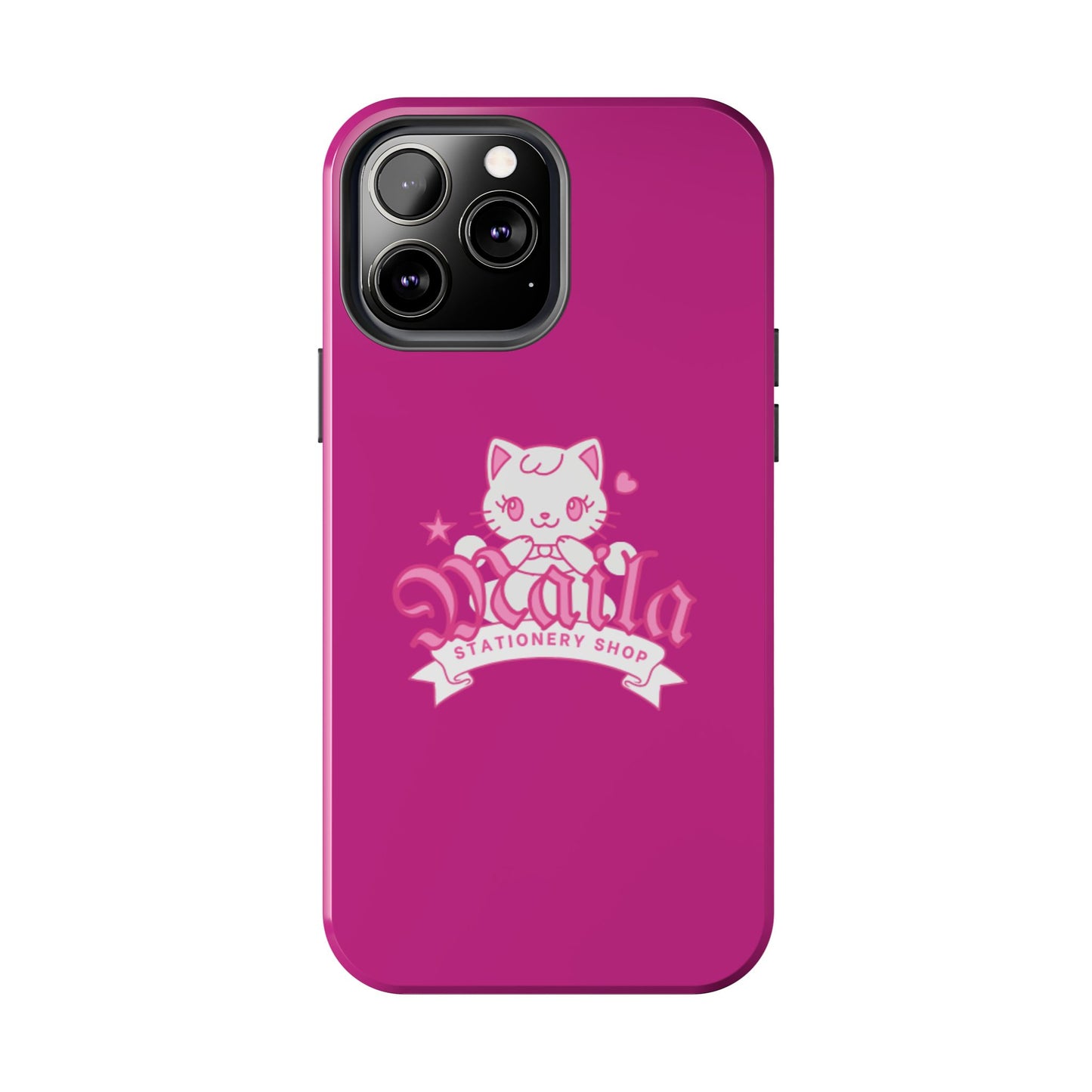 Cute Cat Phone Case, Tough Phone Cases, Kawaii Accessories, Gift for Cat Lovers, Phone Protection, Stylish Phone Cover