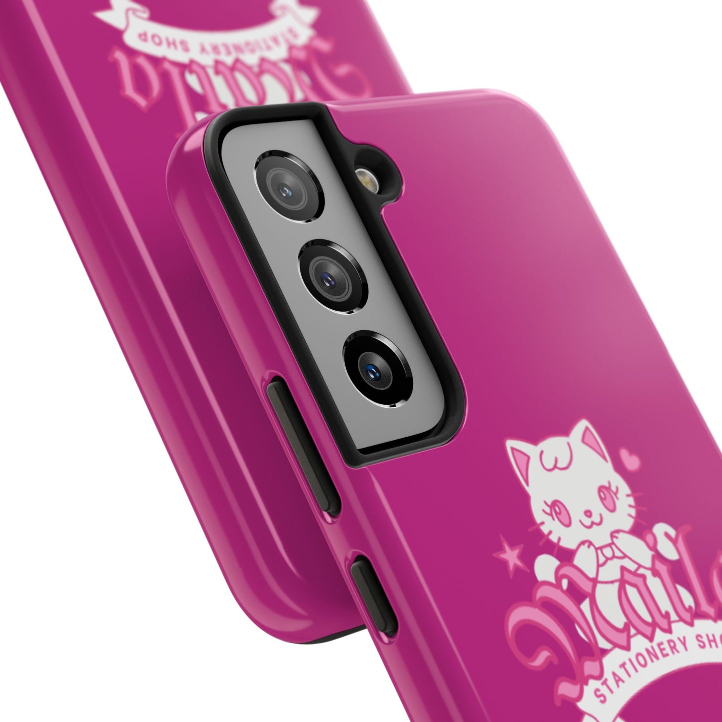 Cute Cat Phone Case, Tough Phone Cases, Kawaii Accessories, Gift for Cat Lovers, Phone Protection, Stylish Phone Cover