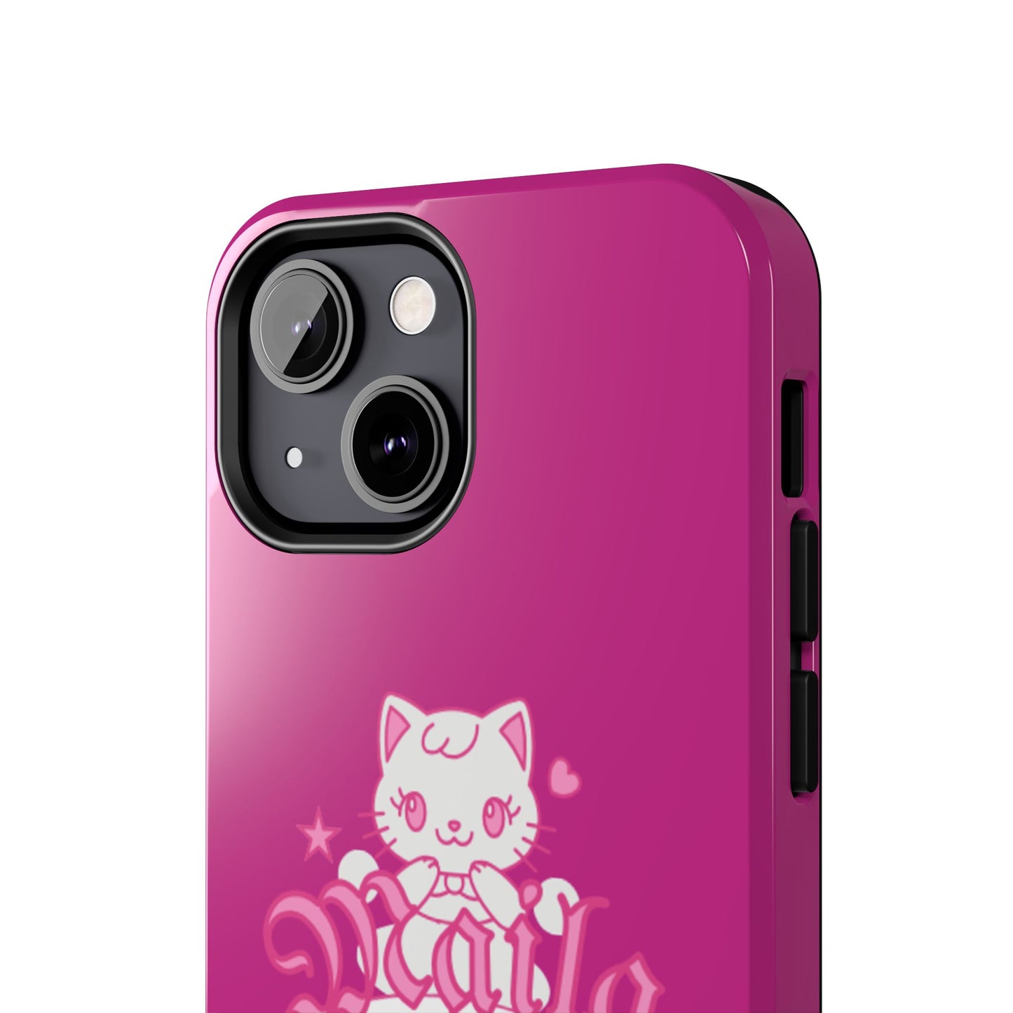 Cute Cat Phone Case, Tough Phone Cases, Kawaii Accessories, Gift for Cat Lovers, Phone Protection, Stylish Phone Cover