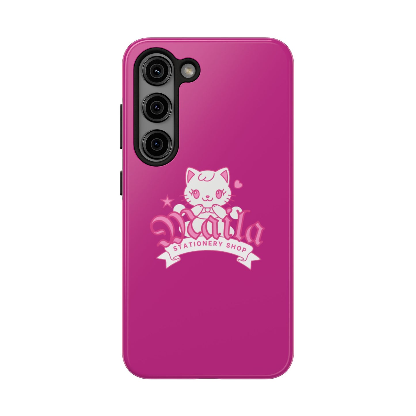Cute Cat Phone Case, Tough Phone Cases, Kawaii Accessories, Gift for Cat Lovers, Phone Protection, Stylish Phone Cover