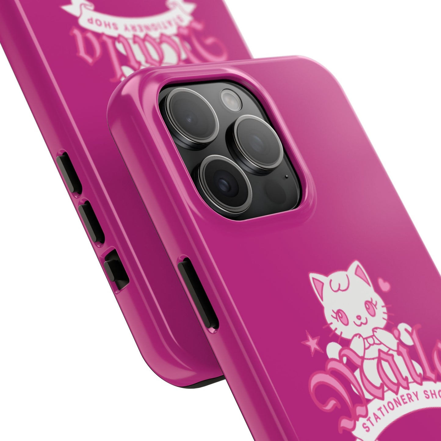 Cute Cat Phone Case, Tough Phone Cases, Kawaii Accessories, Gift for Cat Lovers, Phone Protection, Stylish Phone Cover