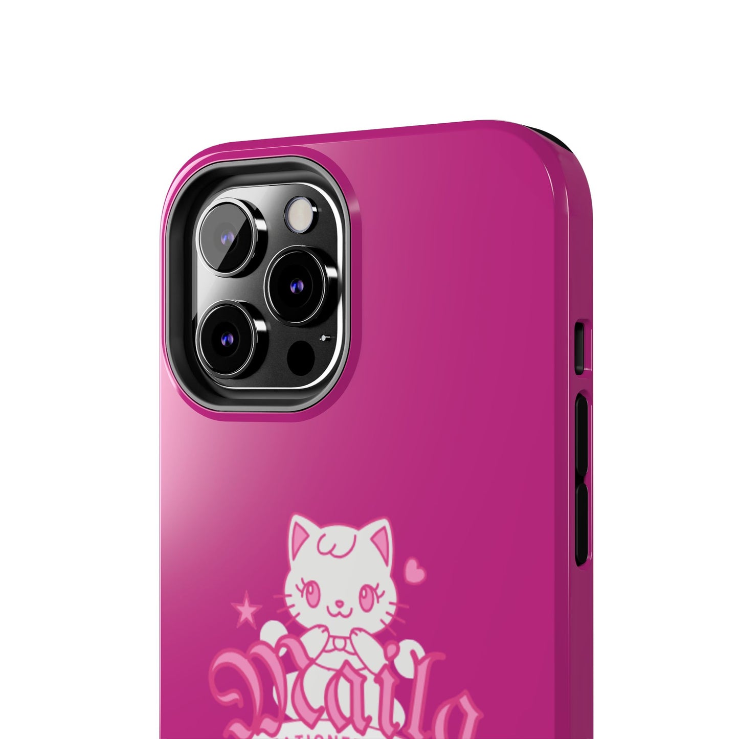 Cute Cat Phone Case, Tough Phone Cases, Kawaii Accessories, Gift for Cat Lovers, Phone Protection, Stylish Phone Cover