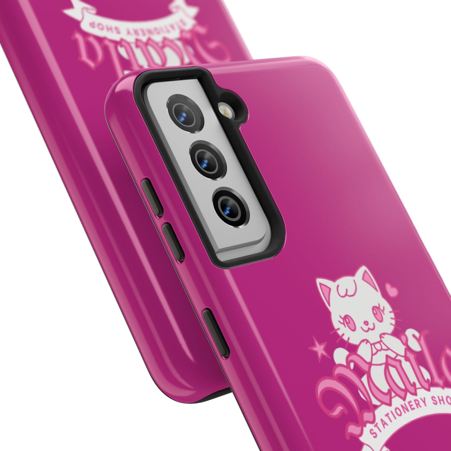 Cute Cat Phone Case, Tough Phone Cases, Kawaii Accessories, Gift for Cat Lovers, Phone Protection, Stylish Phone Cover