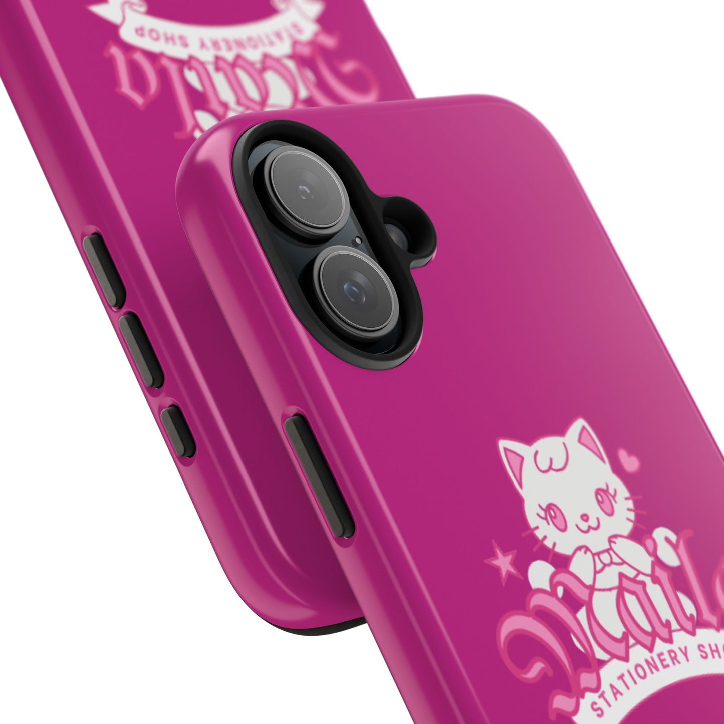 Cute Cat Phone Case, Tough Phone Cases, Kawaii Accessories, Gift for Cat Lovers, Phone Protection, Stylish Phone Cover