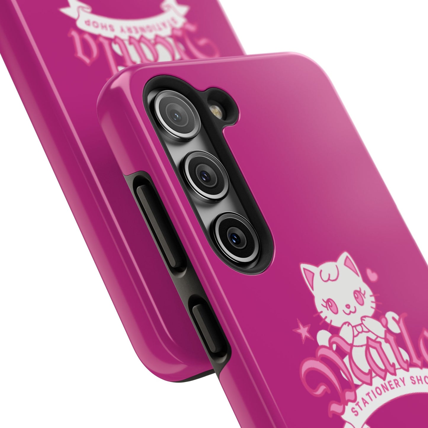 Cute Cat Phone Case, Tough Phone Cases, Kawaii Accessories, Gift for Cat Lovers, Phone Protection, Stylish Phone Cover