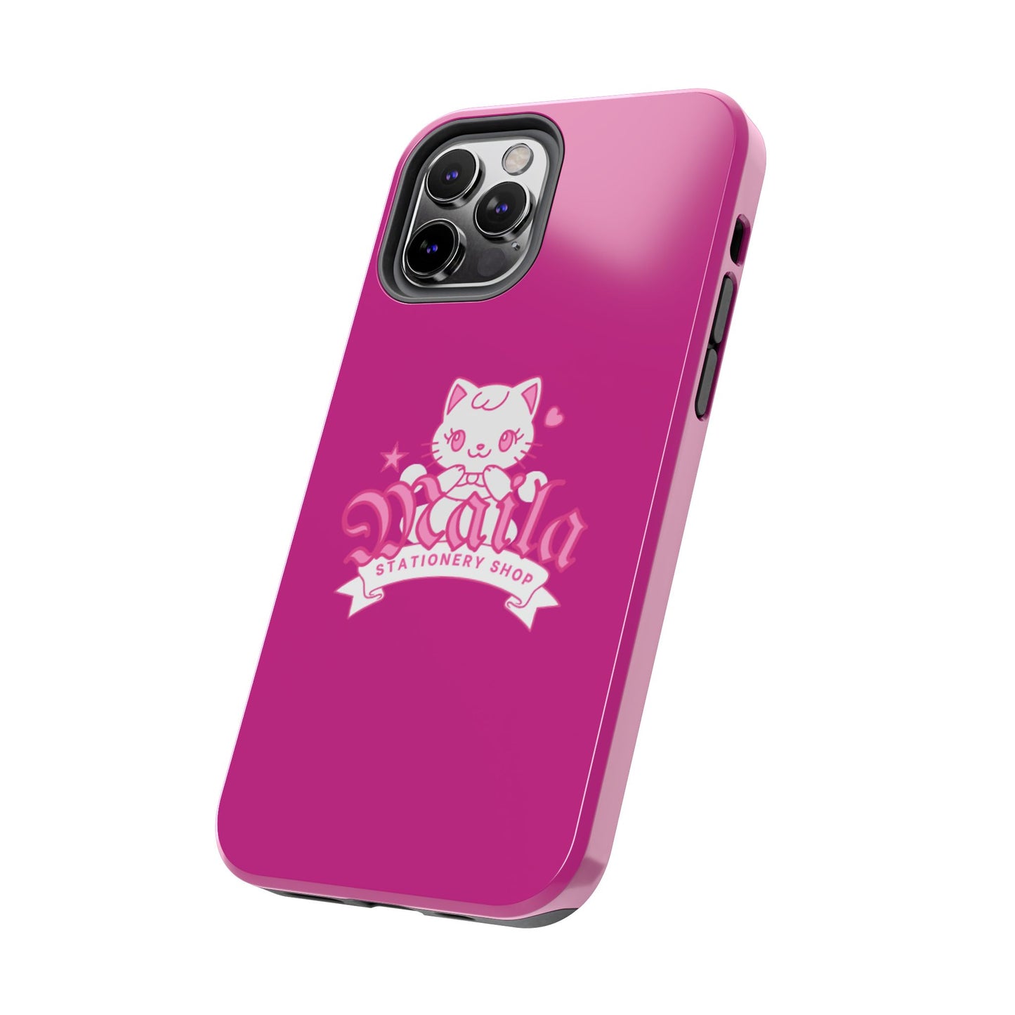 Cute Cat Phone Case, Tough Phone Cases, Kawaii Accessories, Gift for Cat Lovers, Phone Protection, Stylish Phone Cover