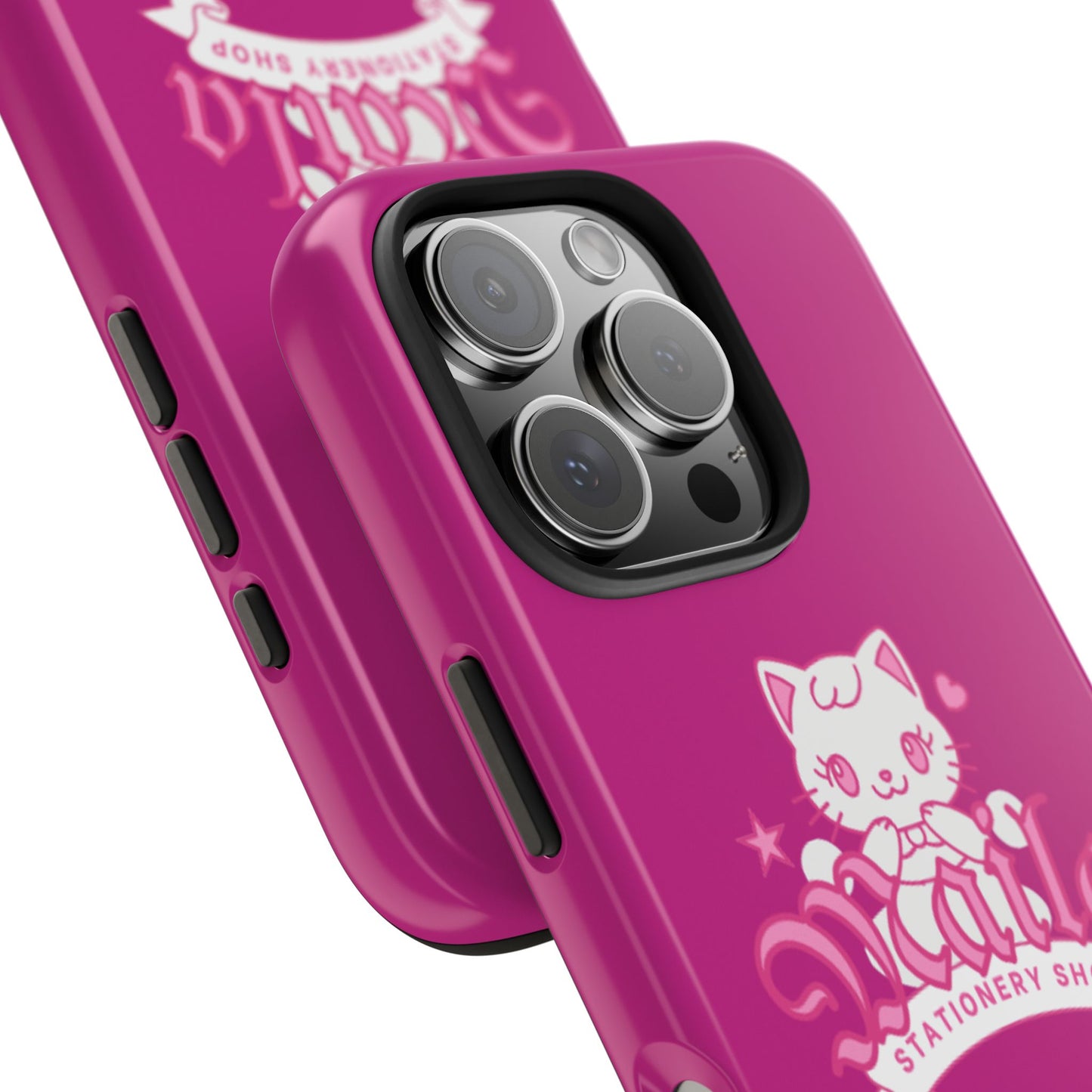 Cute Cat Phone Case, Tough Phone Cases, Kawaii Accessories, Gift for Cat Lovers, Phone Protection, Stylish Phone Cover