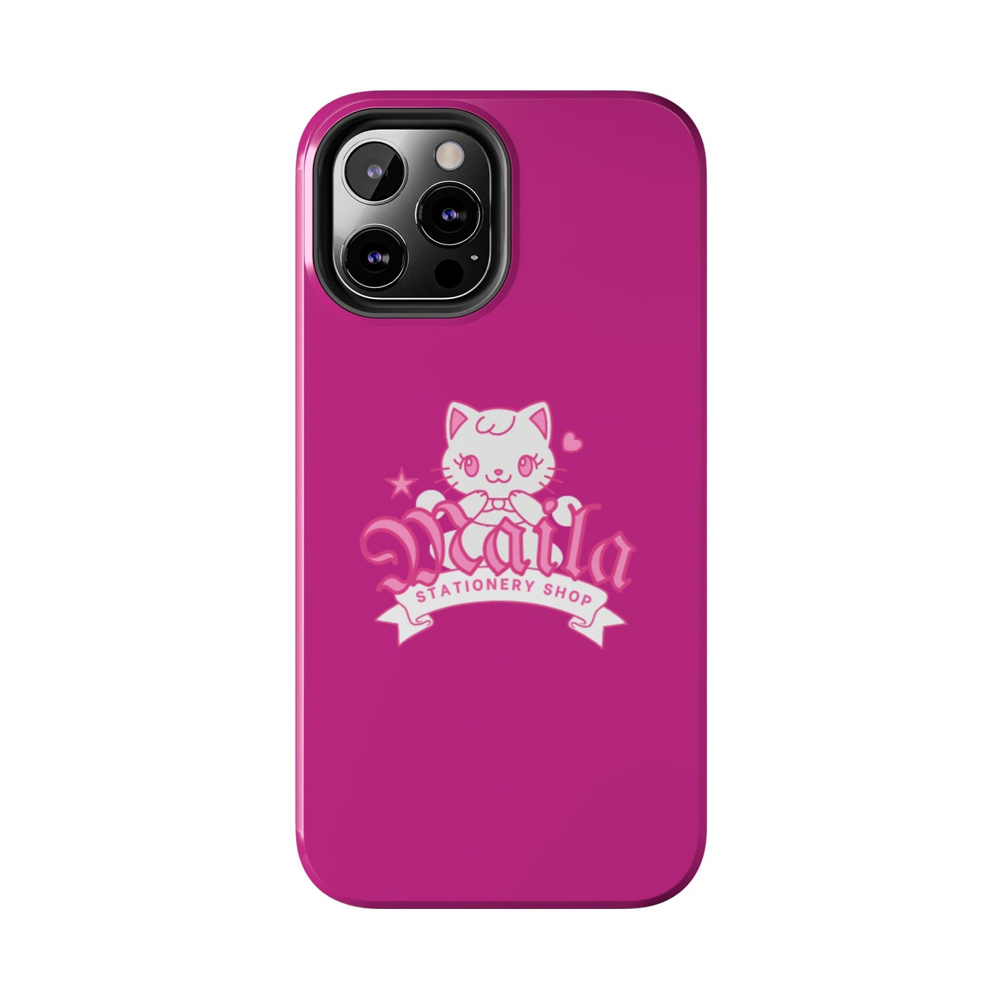 Cute Cat Phone Case, Tough Phone Cases, Kawaii Accessories, Gift for Cat Lovers, Phone Protection, Stylish Phone Cover