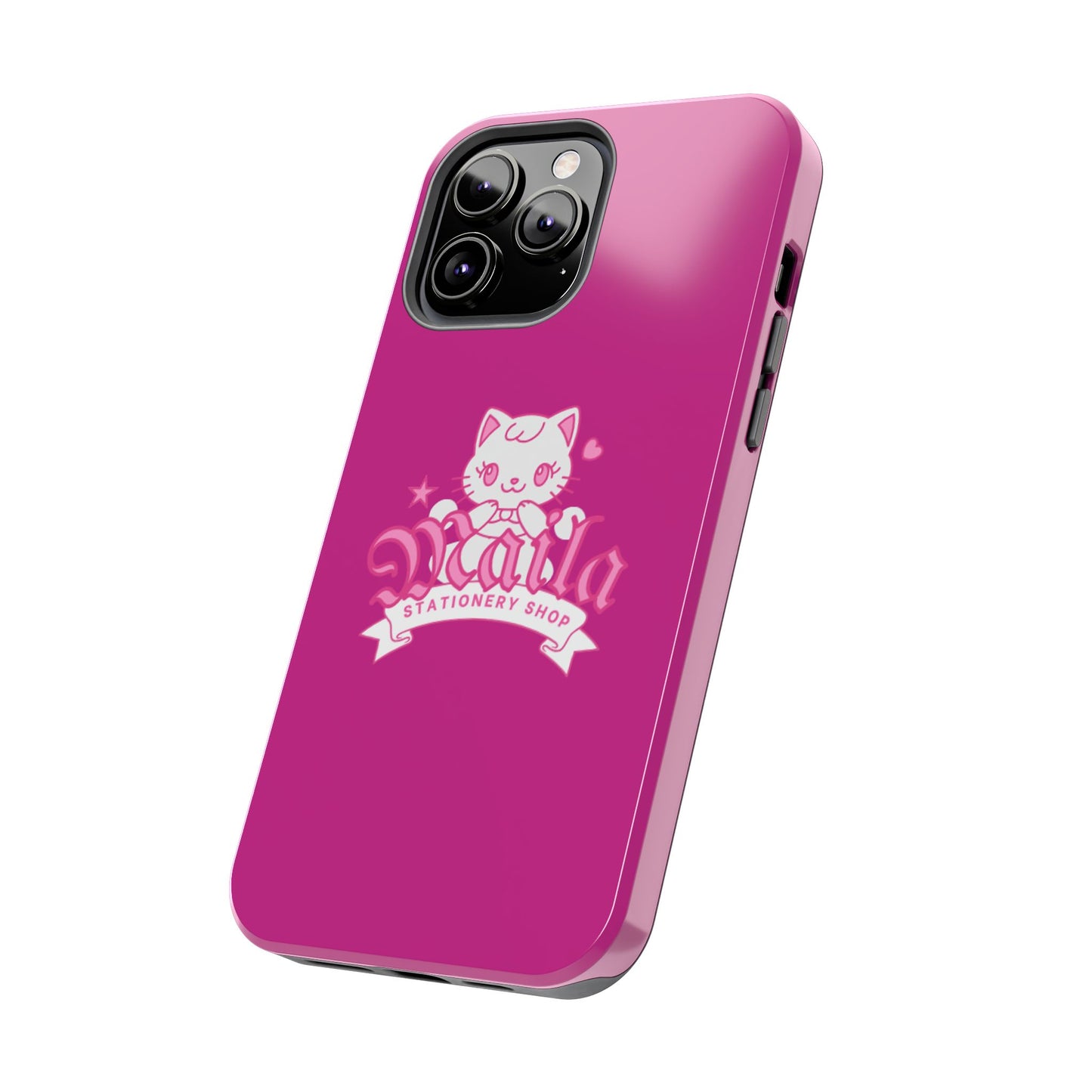 Cute Cat Phone Case, Tough Phone Cases, Kawaii Accessories, Gift for Cat Lovers, Phone Protection, Stylish Phone Cover