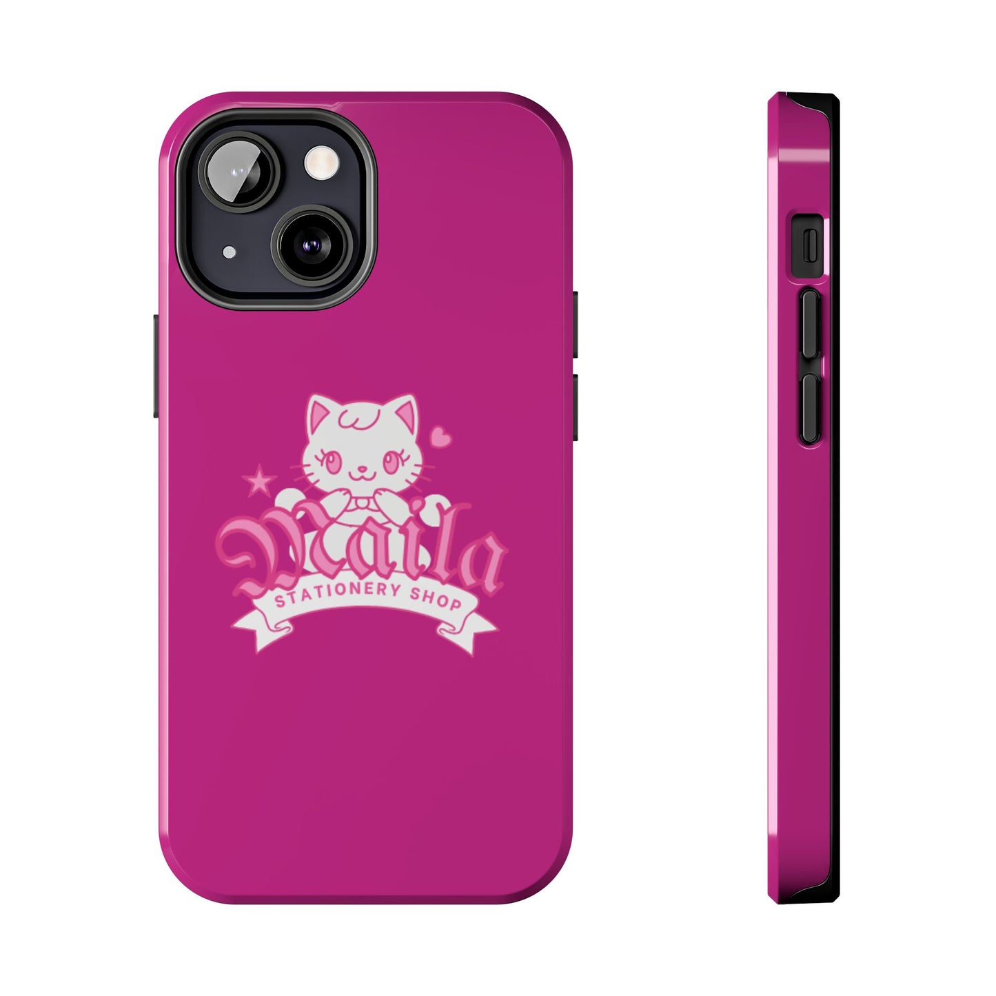 Cute Cat Phone Case, Tough Phone Cases, Kawaii Accessories, Gift for Cat Lovers, Phone Protection, Stylish Phone Cover