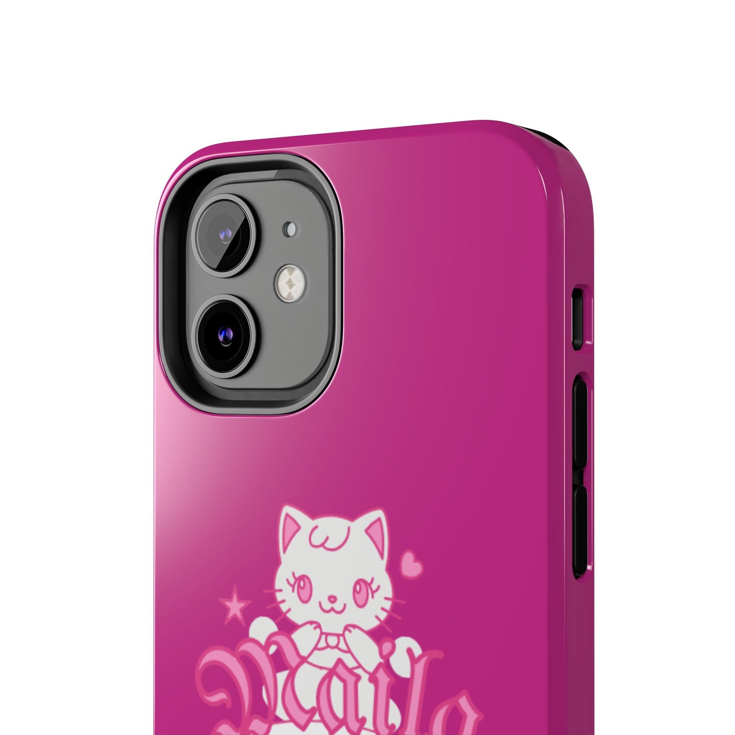 Cute Cat Phone Case, Tough Phone Cases, Kawaii Accessories, Gift for Cat Lovers, Phone Protection, Stylish Phone Cover