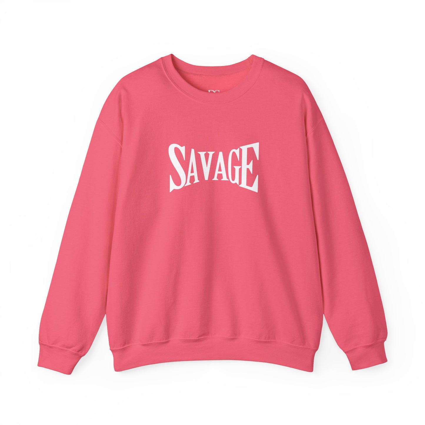 Savage Statement Crewneck Sweatshirt, Unisex Casual Wear, Trendy Gift for Friends, Comfortable Everyday Style, Perfect for Fall