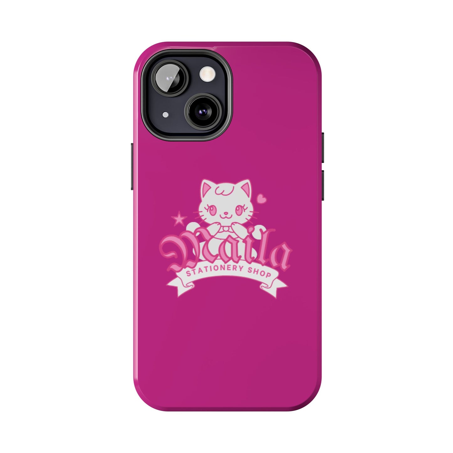 Cute Cat Phone Case, Tough Phone Cases, Kawaii Accessories, Gift for Cat Lovers, Phone Protection, Stylish Phone Cover