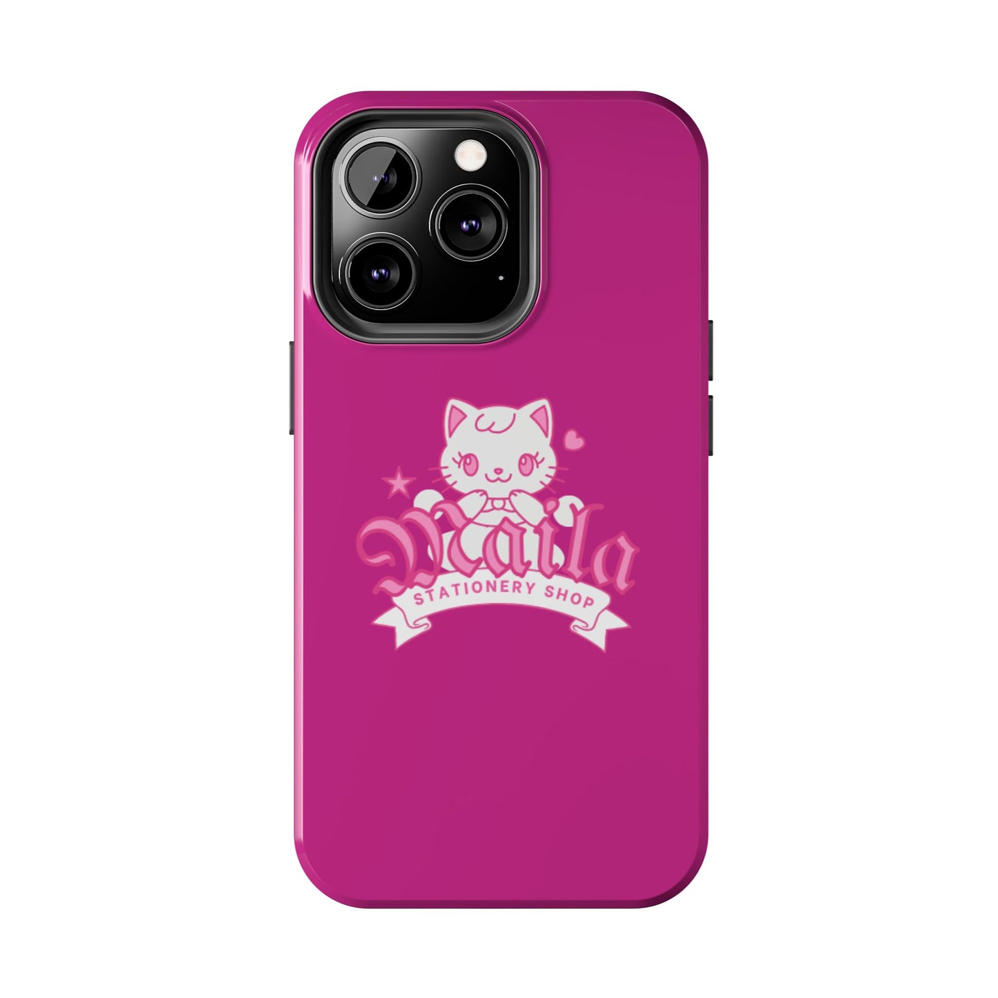 Cute Cat Phone Case, Tough Phone Cases, Kawaii Accessories, Gift for Cat Lovers, Phone Protection, Stylish Phone Cover