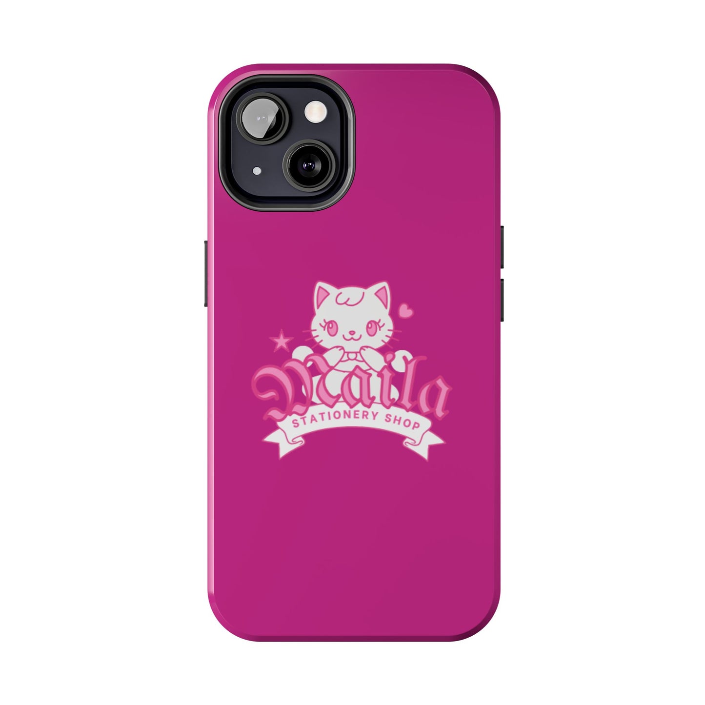 Cute Cat Phone Case, Tough Phone Cases, Kawaii Accessories, Gift for Cat Lovers, Phone Protection, Stylish Phone Cover