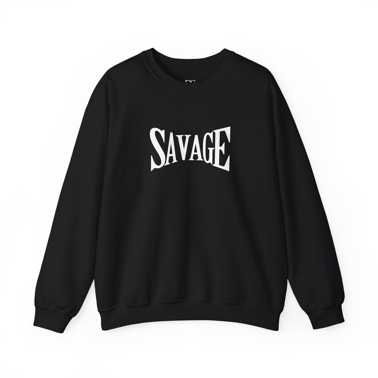 Savage Statement Crewneck Sweatshirt, Unisex Casual Wear, Trendy Gift for Friends, Comfortable Everyday Style, Perfect for Fall