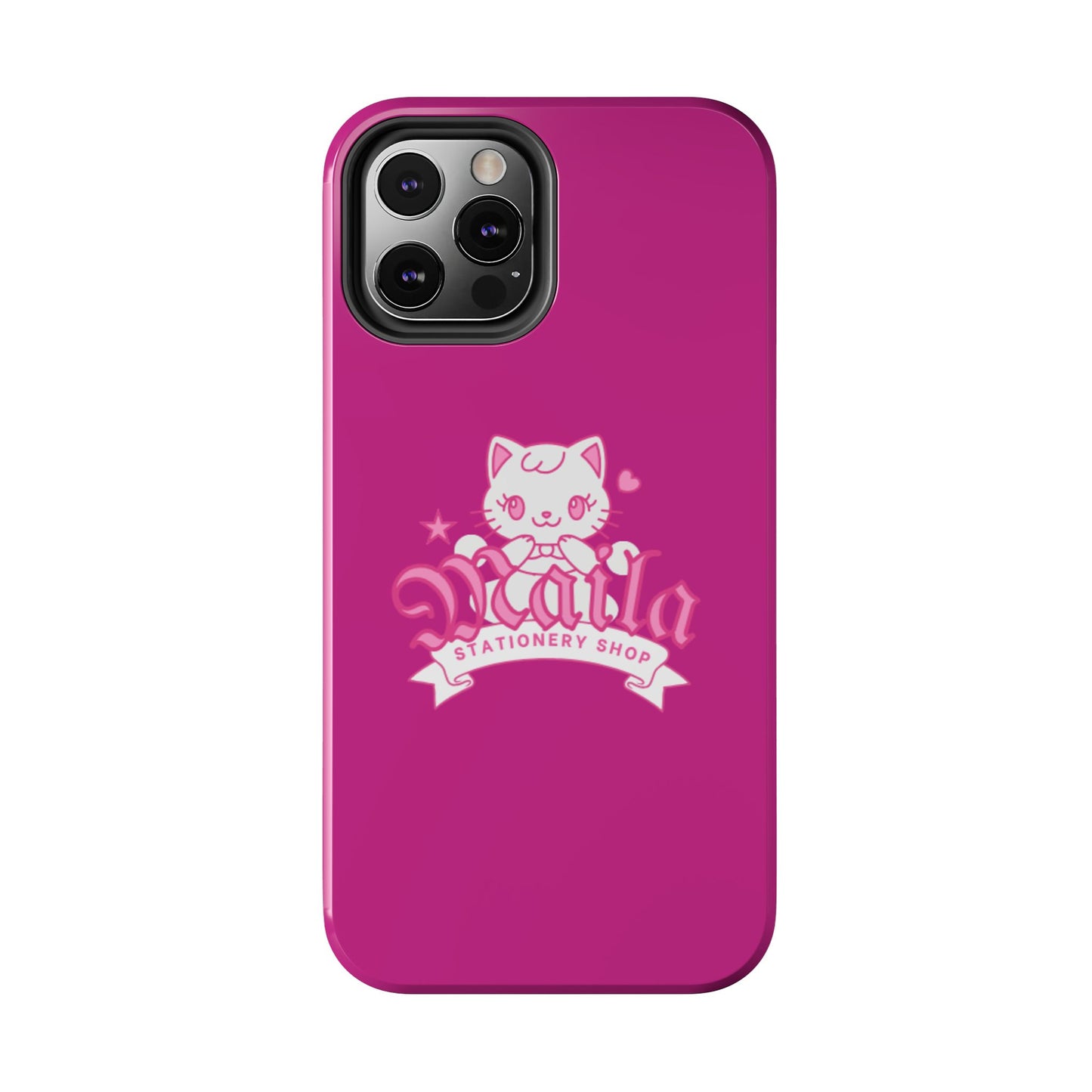 Cute Cat Phone Case, Tough Phone Cases, Kawaii Accessories, Gift for Cat Lovers, Phone Protection, Stylish Phone Cover