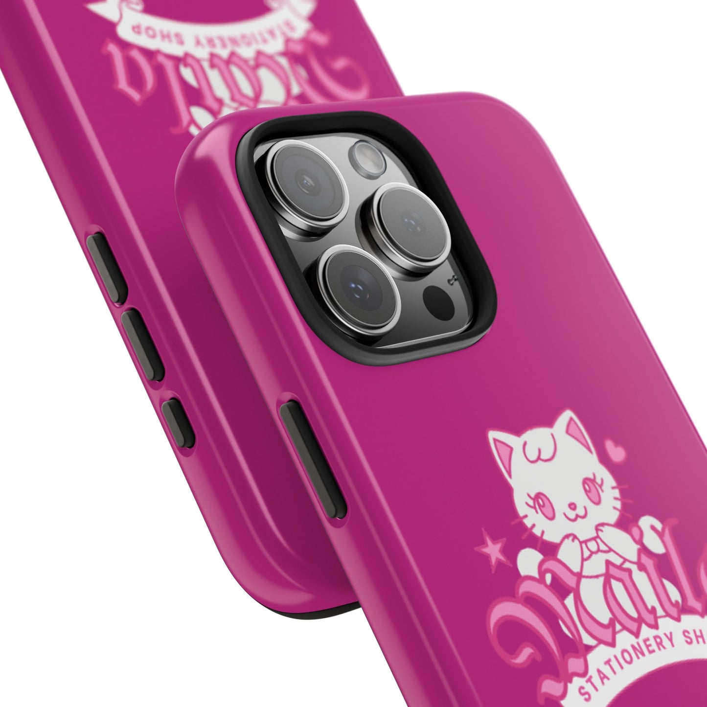 Cute Cat Phone Case, Tough Phone Cases, Kawaii Accessories, Gift for Cat Lovers, Phone Protection, Stylish Phone Cover