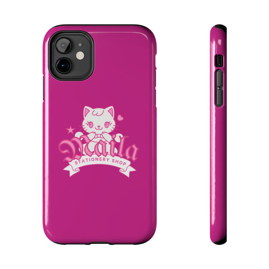 Cute Cat Phone Case, Tough Phone Cases, Kawaii Accessories, Gift for Cat Lovers, Phone Protection, Stylish Phone Cover