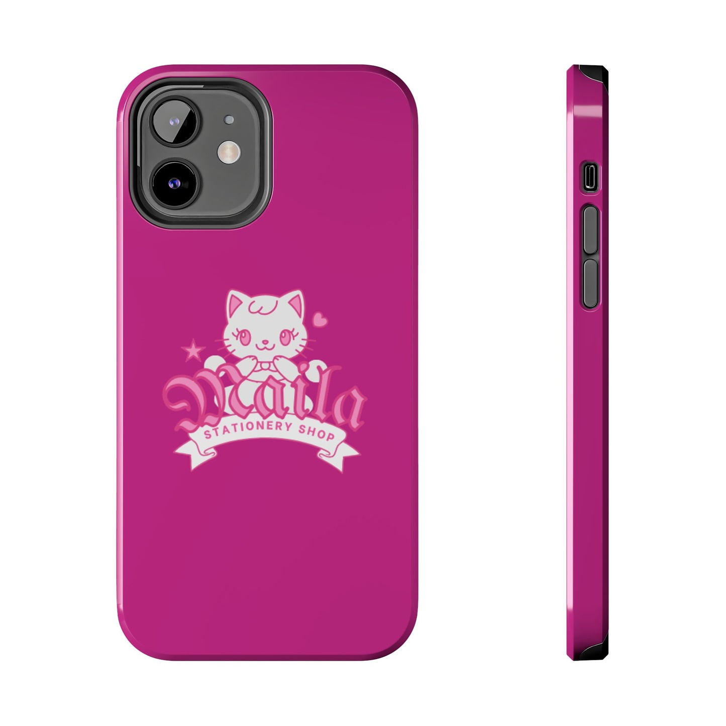 Cute Cat Phone Case, Tough Phone Cases, Kawaii Accessories, Gift for Cat Lovers, Phone Protection, Stylish Phone Cover