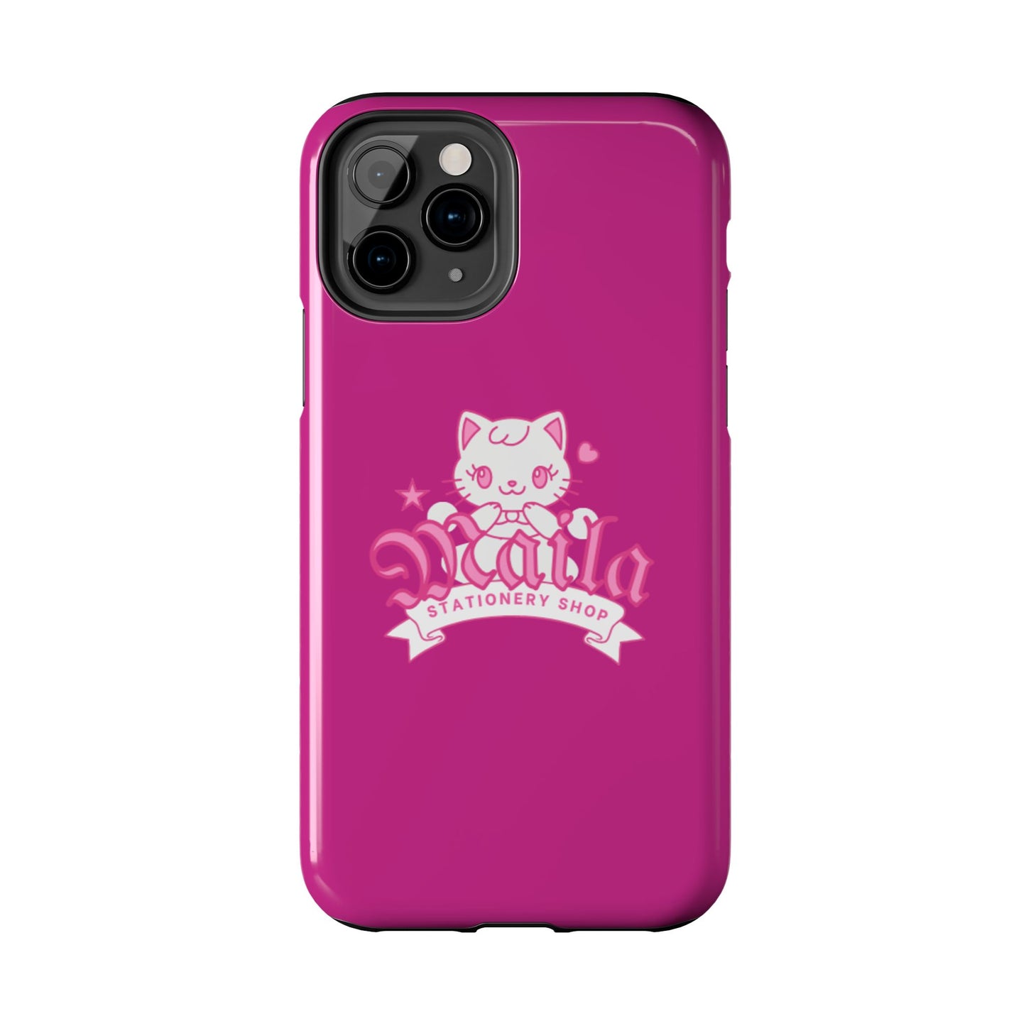 Cute Cat Phone Case, Tough Phone Cases, Kawaii Accessories, Gift for Cat Lovers, Phone Protection, Stylish Phone Cover